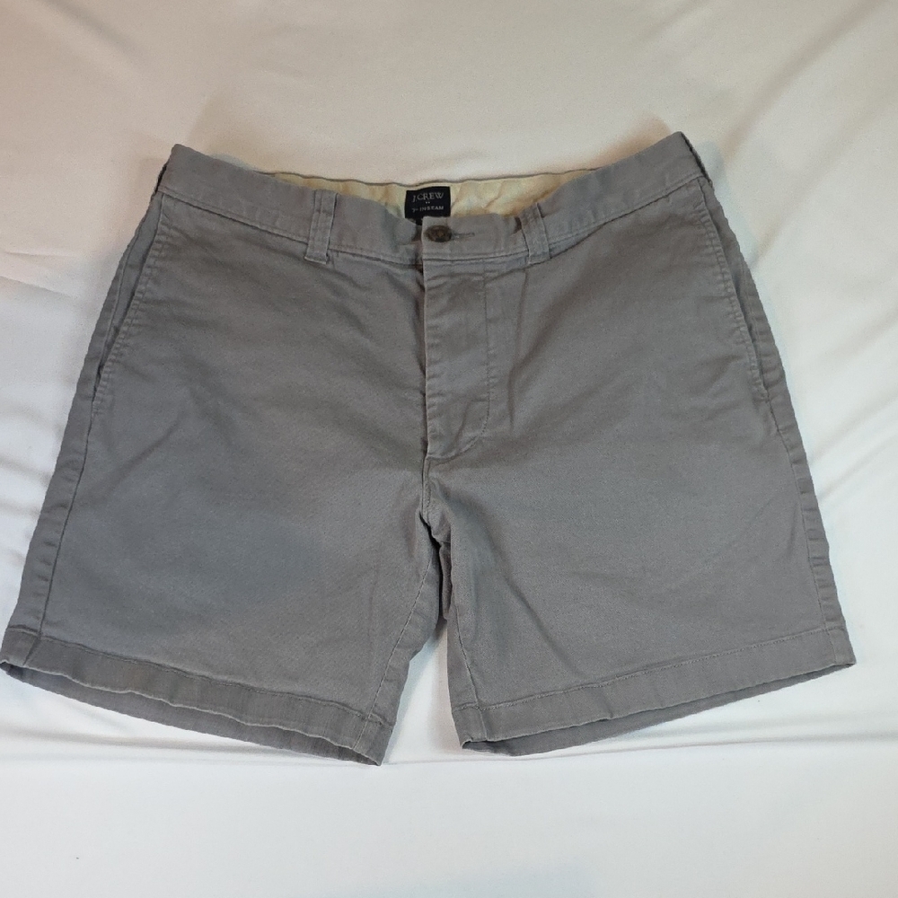 J. Crew Gray Flat Front‎ Men Shorts